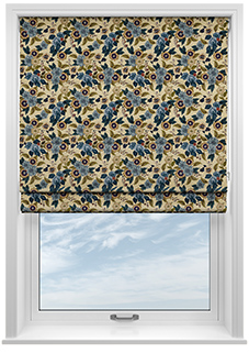 Eliana, Frosted Stone - Twist&Fit Roman Blind